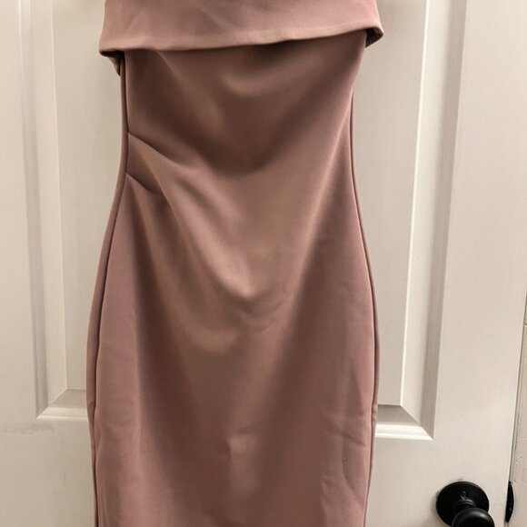 Babaton Figureknit™ Eyecatcher Dress Slim strapless double-layer crepe max XS - Picture 4 of 16